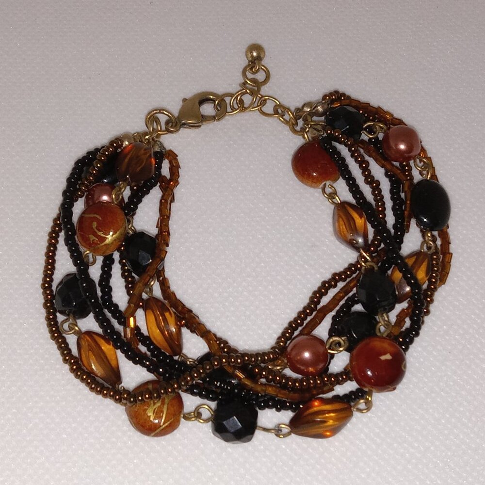 Multi Strand Beaded Bracelet